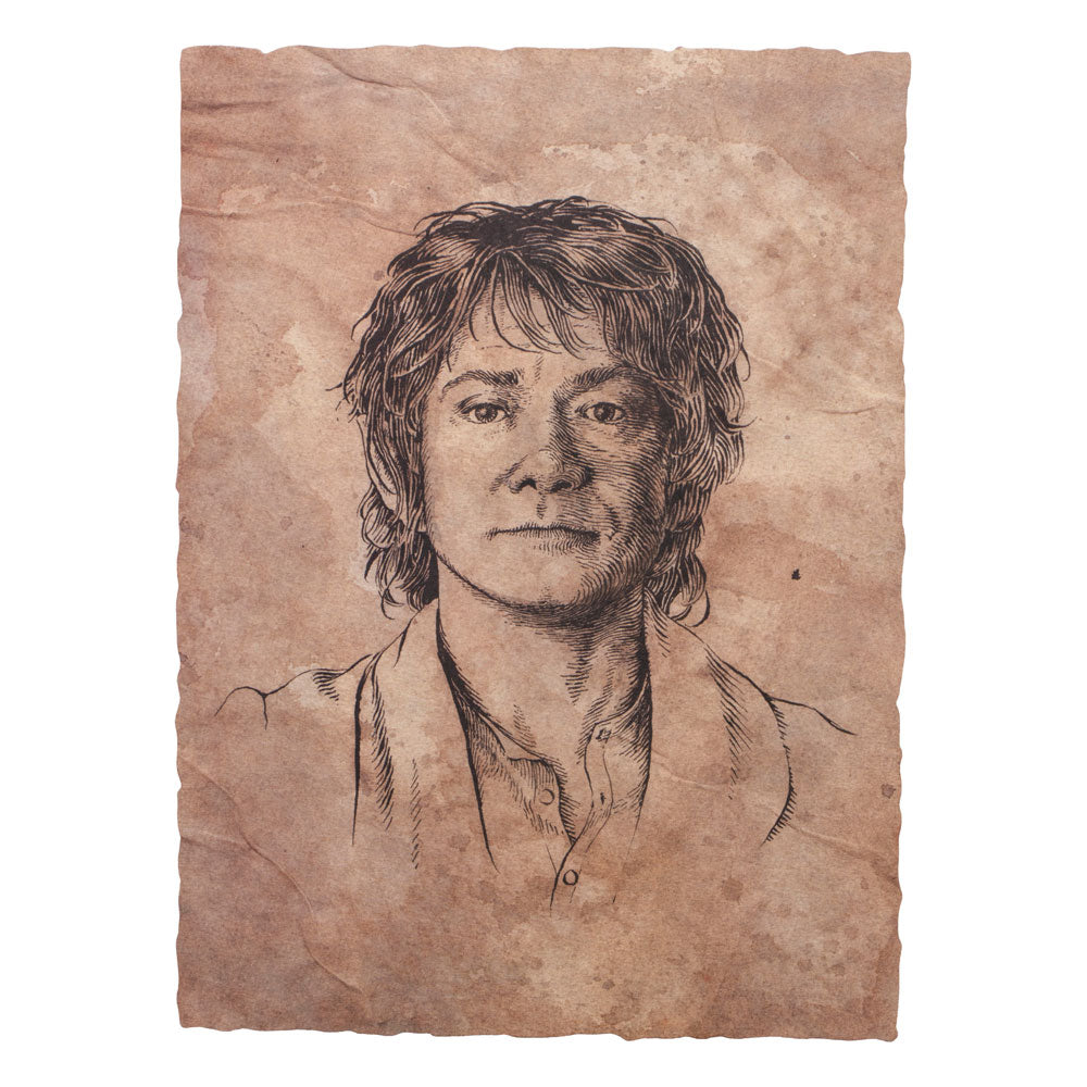 The Hobbit Art Print Portrait of Bilbo Baggins 21 x 28 cm