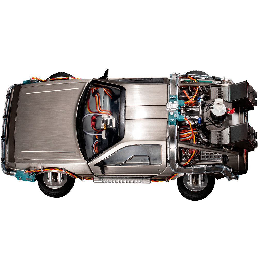 Back to the Future II Delorean Egg Attack Floating Figure