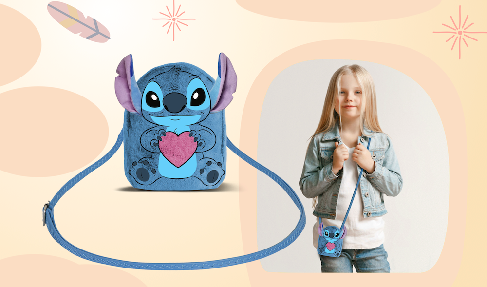 STITCH - Love - Mini Fur Shoulder Bag '17x12x6cm'