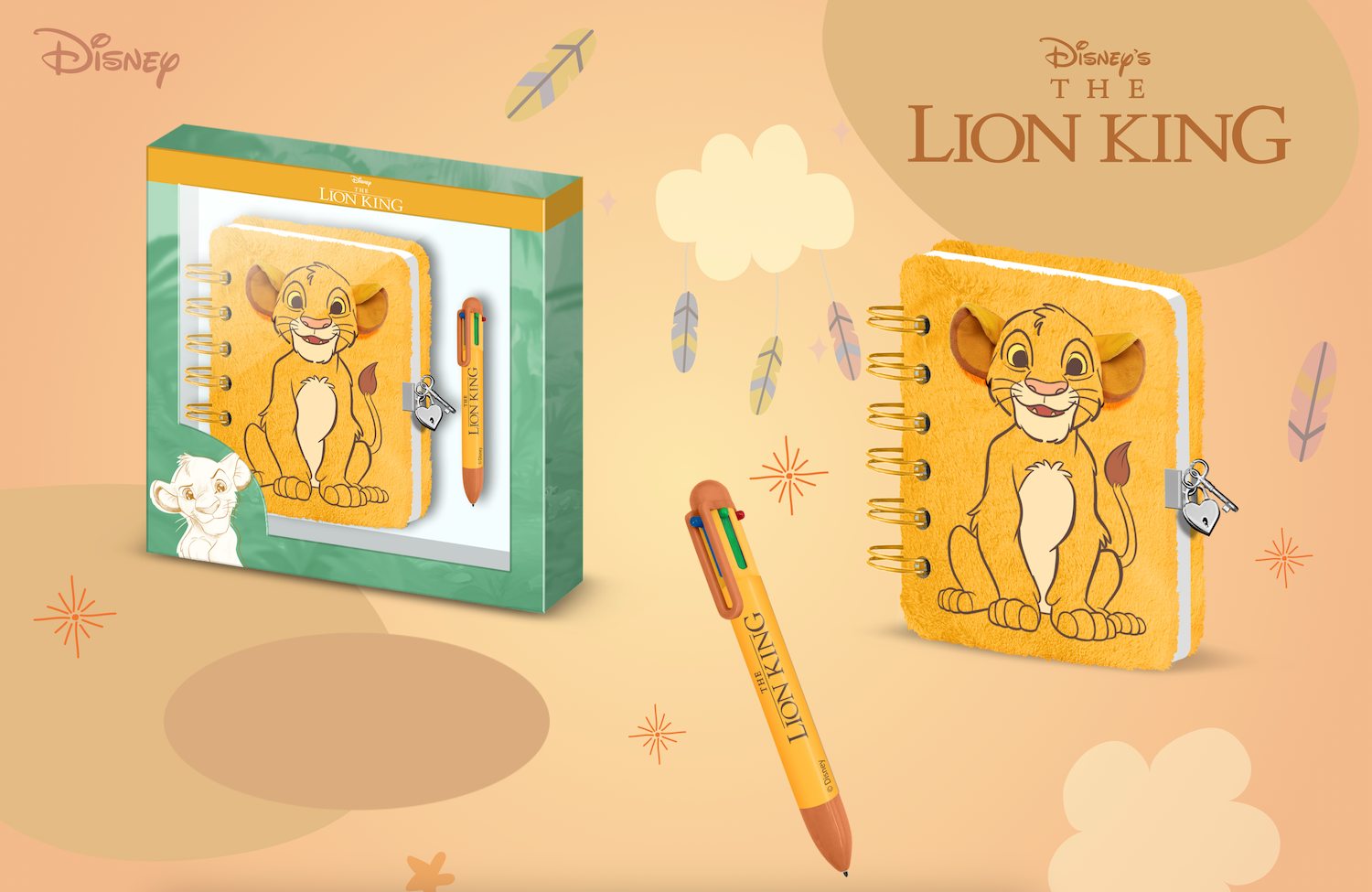 SIMBA - Gift Box - Fur Diary + Pen