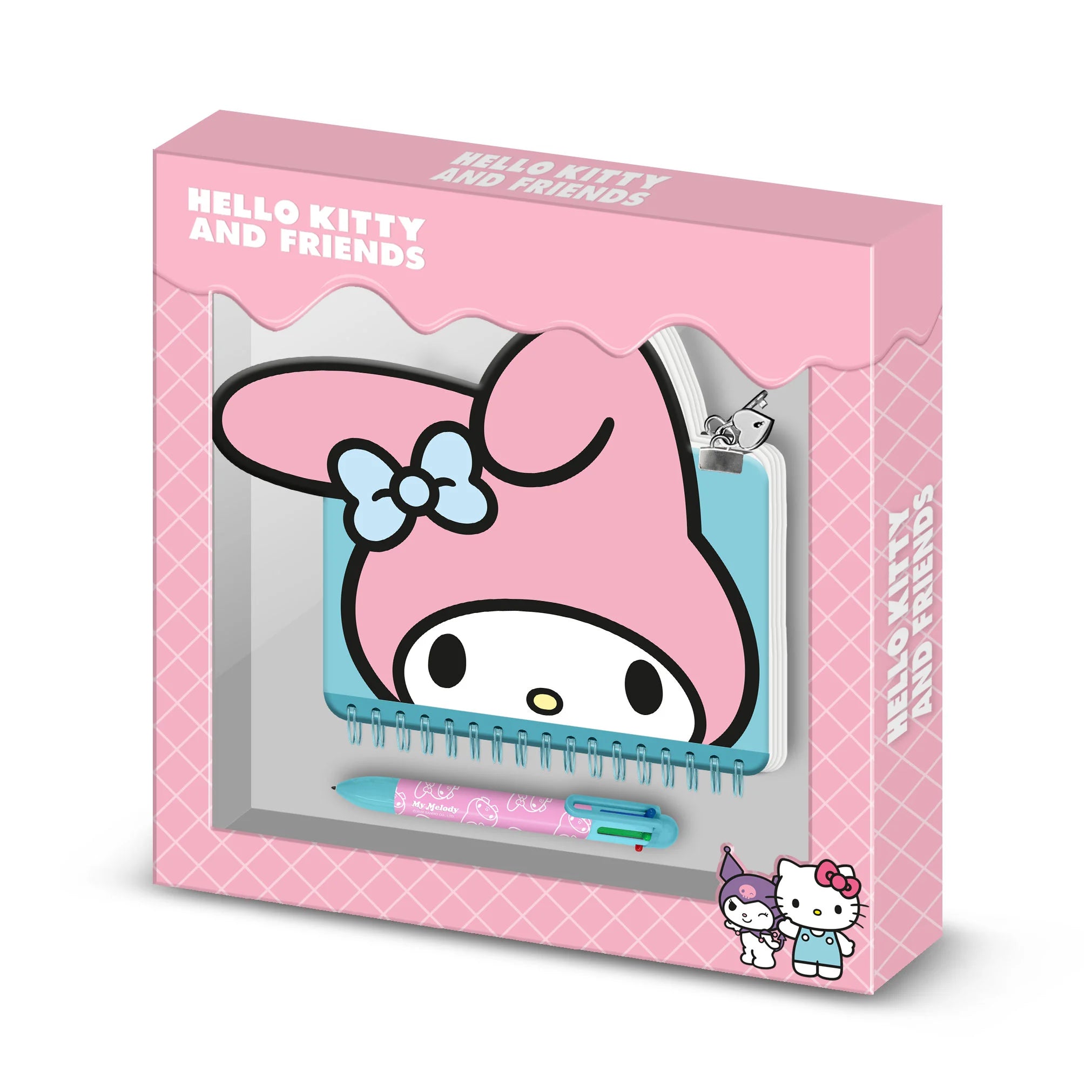 MY MELODY - Head - Gift Box - Diary + Pen