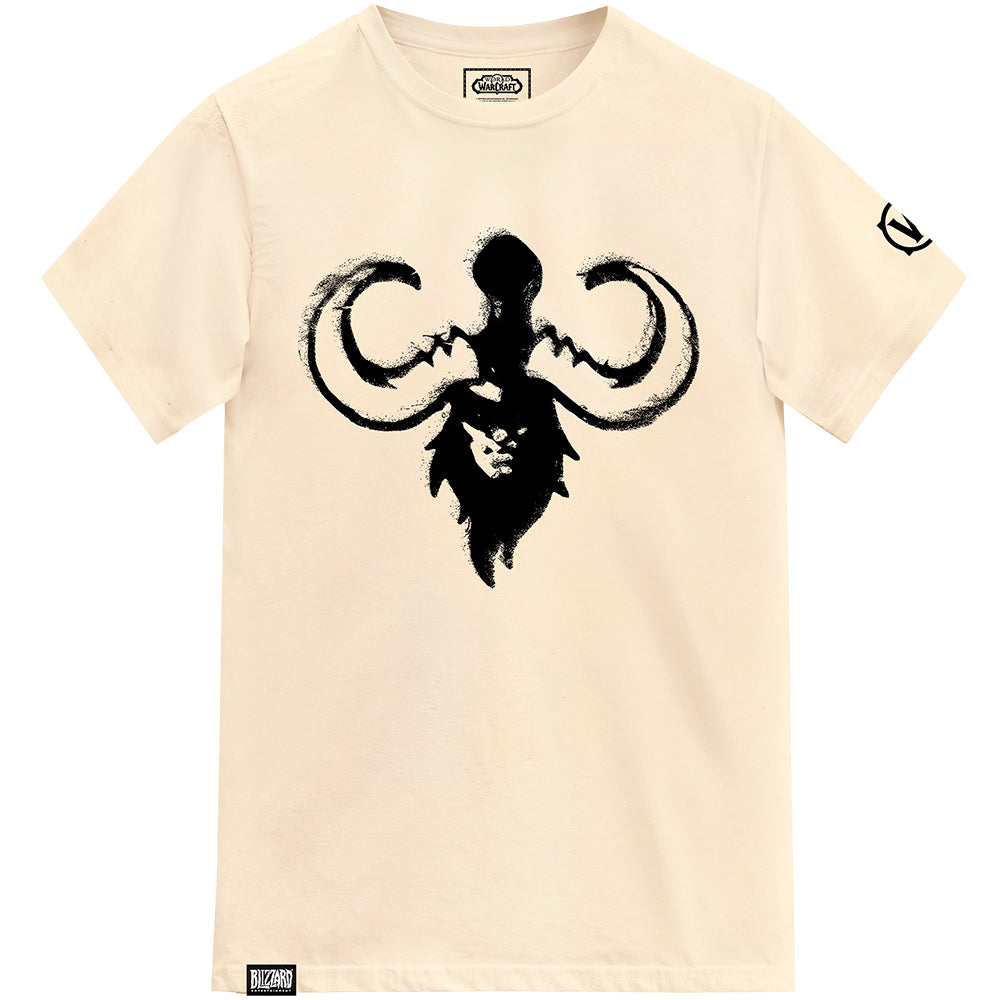 World of Warcraft Illidan t-shirt, color: cream, size: S