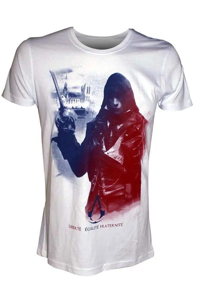 T/S ASSASSIN CREED ARNO FRENCHFLAG WHITE - L