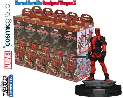 MARVEL HEROCLIX - DEADPOOL WEAPON X - BOOSTER BRICK