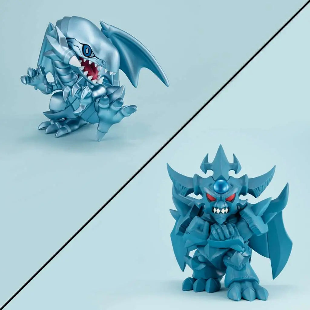 MEGATOON YU-GI-OH BLUE EYES WHITE DRAGON + OBELISK THE TORMENTOR SET WITH GIFT