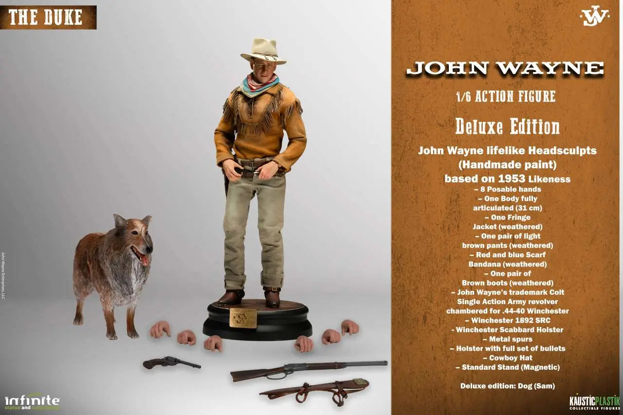 JOHN WAYNE THE DUKE 1/6 ACTION FIGURE DELUXE VERSION