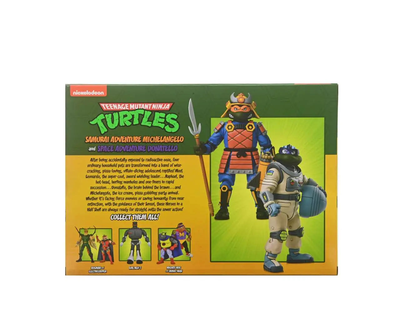 TMNT CARTOON SPACE ADVENTURE & SAMURAI TURTLES 2 PACK  AF