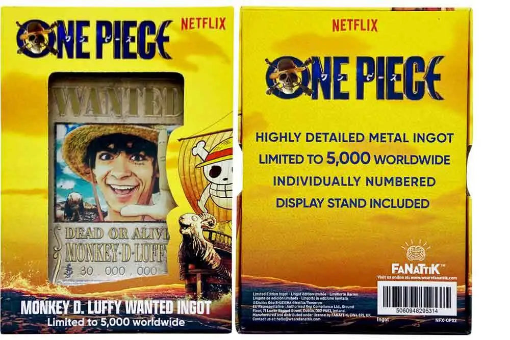 ONE PIECE - WANTED POSTER - LIMITED EDITION INGOT