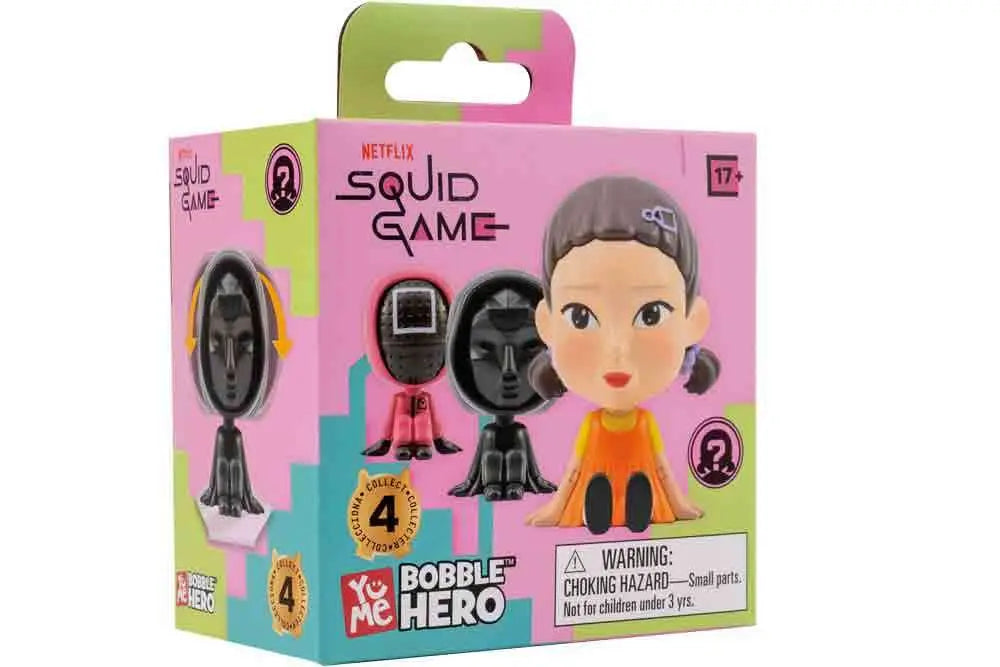 SQUID GAME - BOBBLE HEAD - BLIND BOXES COUNTER DISPLAY (12 UNITS)