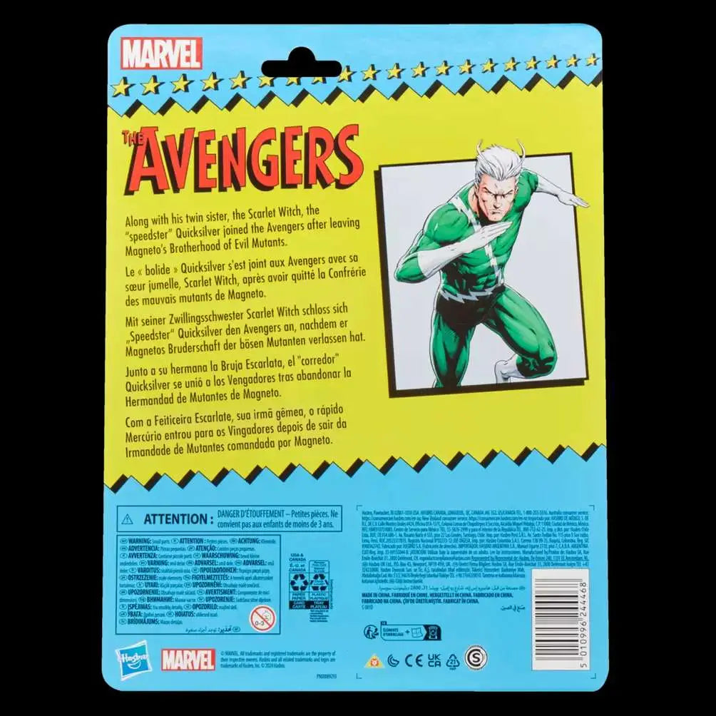 MARVEL LEGENDS VINTAGE QUICKSILVER ACTION FIGURE