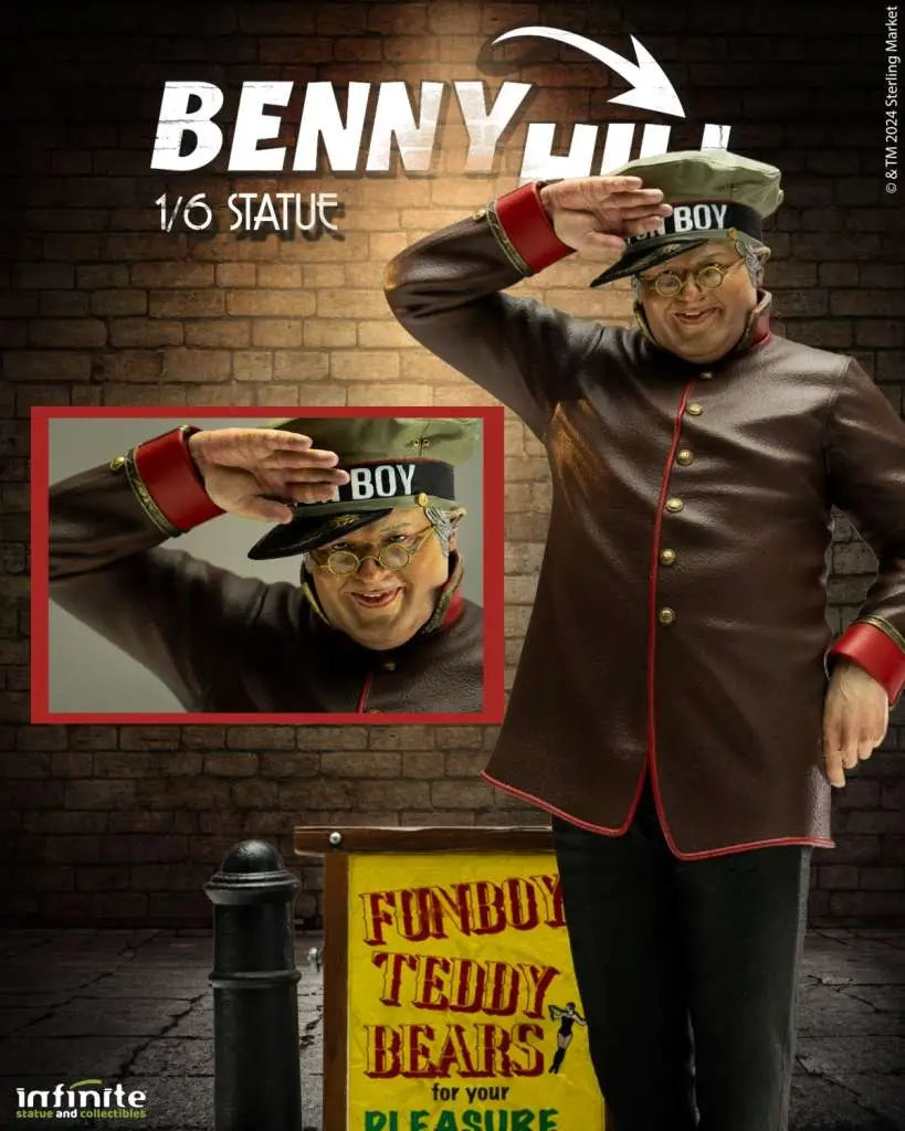 BENNY HILL 1/6 SCALE STATUE