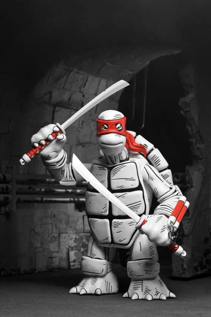 TEENAGE MUTANT NINJA TURTLES MIRAGE B&W FIRST TURTLES 2PACK AF