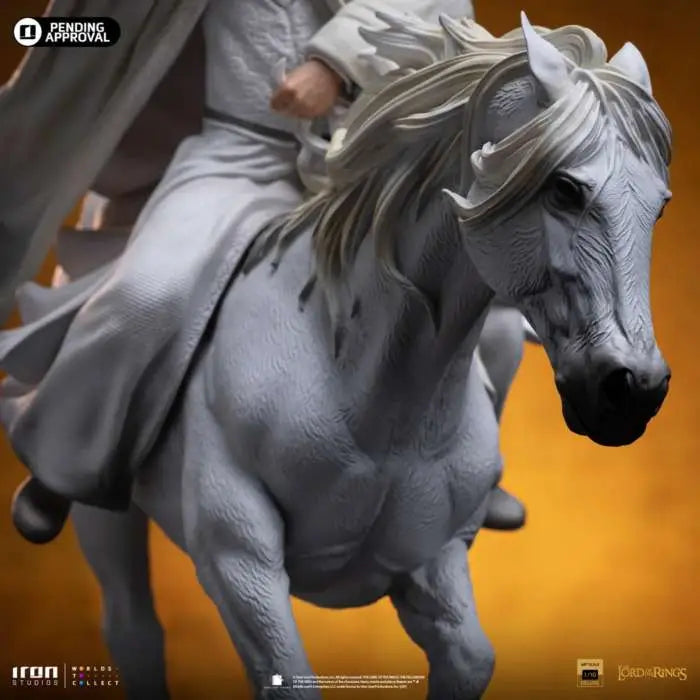 LORD OF THE RING GANDALF THE WHITE ON SHADOWFAX CCXP EXCLUSIVE 1/10  STATUE