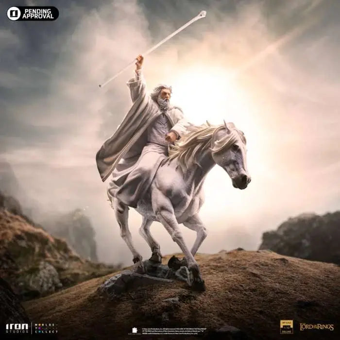 LORD OF THE RING GANDALF THE WHITE ON SHADOWFAX CCXP EXCLUSIVE 1/10  STATUE