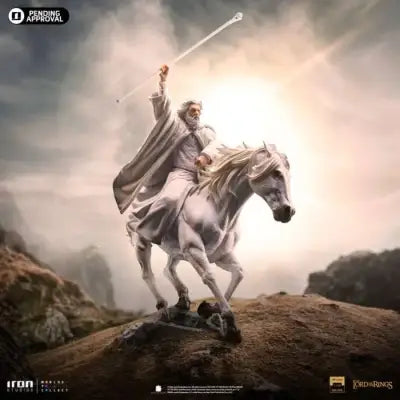 LORD OF THE RING GANDALF THE WHITE ON SHADOWFAX CCXP EXCLUSIVE 1/10  STATUE