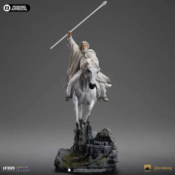 LORD OF THE RING GANDALF THE WHITE ON SHADOWFAX CCXP EXCLUSIVE 1/10  STATUE