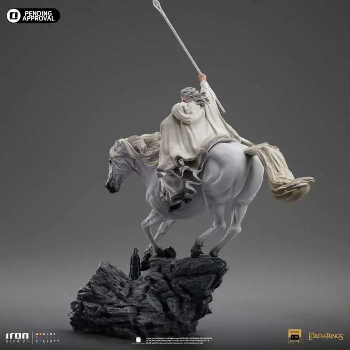 LORD OF THE RING GANDALF THE WHITE ON SHADOWFAX CCXP EXCLUSIVE 1/10  STATUE