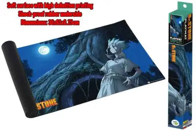DR STONE PLAYMAT FULL MOON