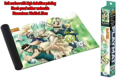 DR STONE PLAYMAT BATTLE HEROES