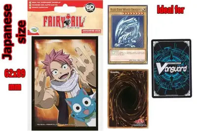 FAIRY TAIL PROTECTIVE SLEEVES NATSU AND HAPPY
