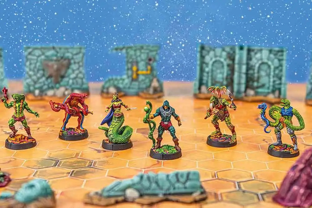 MASTERS OF THE UNIVERSE BATTLEGROUND - WAVE 8: SNAKE MEN FACTION - VERSIONE ITALIANA