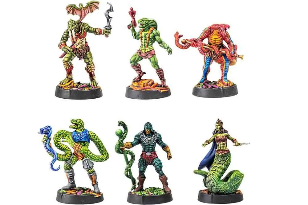 MASTERS OF THE UNIVERSE BATTLEGROUND - WAVE 8: SNAKE MEN FACTION - VERSIONE ITALIANA