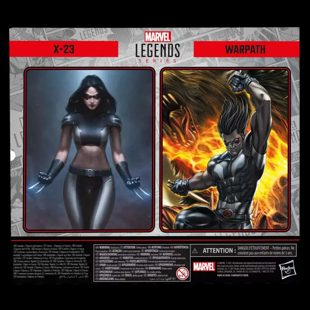 MARVEL LEGENDS X-MEN X-FORCE X-23 AND WARPATH ACTION FIGURES