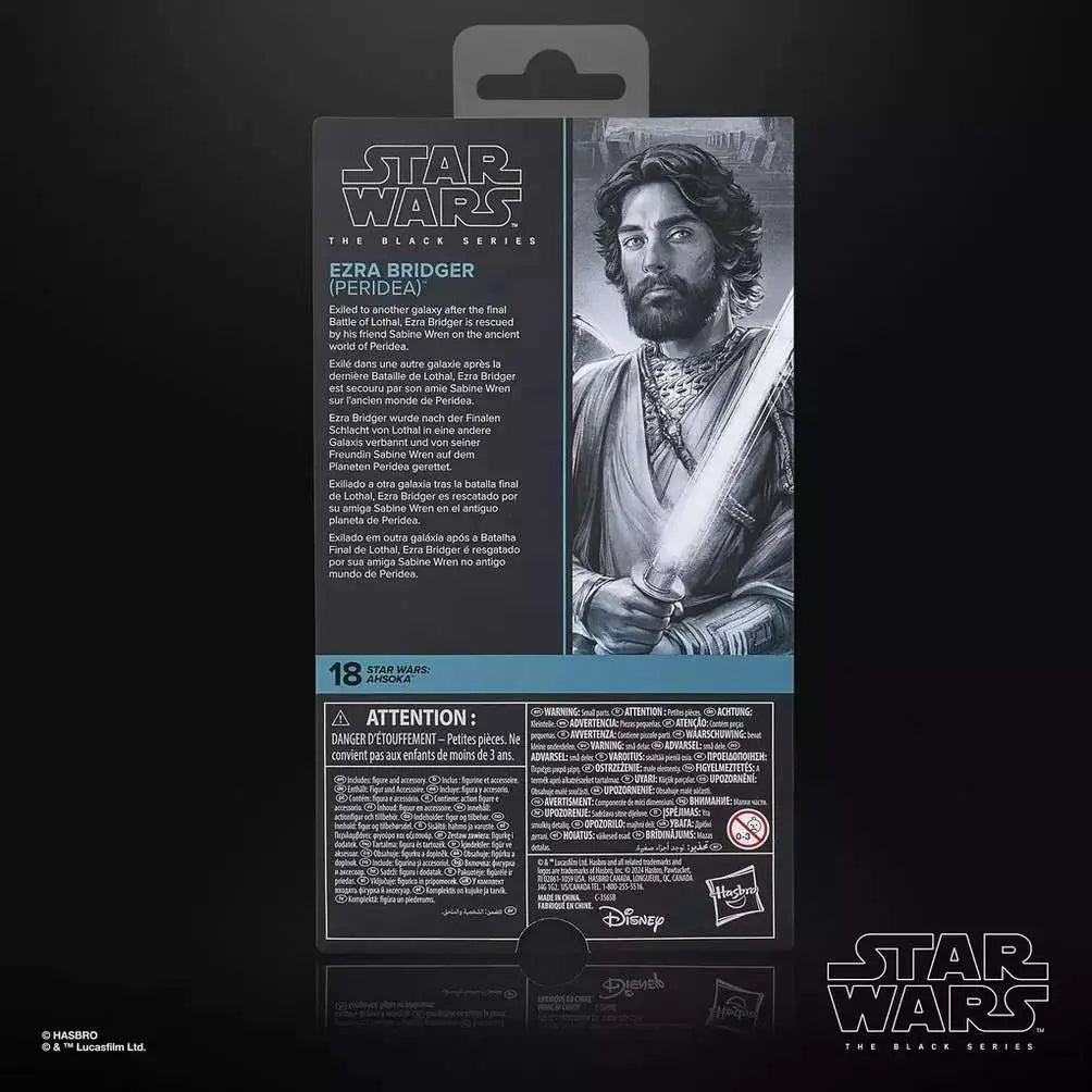 STAR WARS BLACK SERIES AHSOKA EZRA BRIDGER PERIDEA ACTION FIGURE