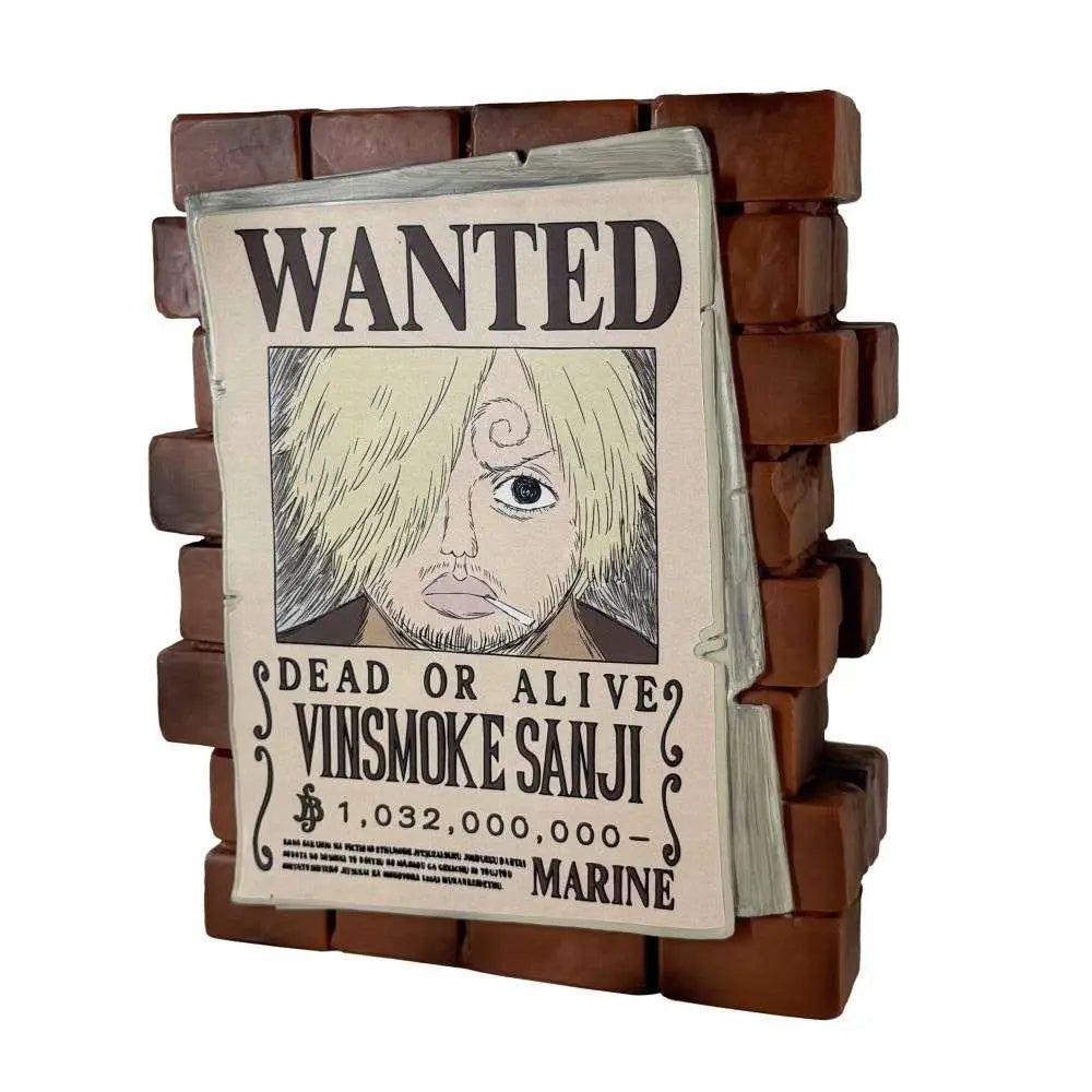 ONE PIECE POSTER WANTED SANJI MONEY BOX