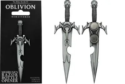 THE ELDER SCROLLS IV - OBLIVION - MEHRUNE RAZOR BOTTLE OPENER