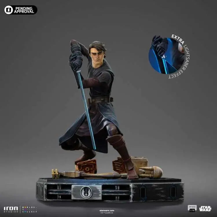 STAR WARS CLONE WARS ANAKIN SKYWALKER 1/10  STATUE