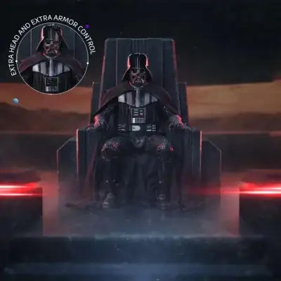 SW OBI-WAN DARTH VADER ON THRONE 1/10 STATUE