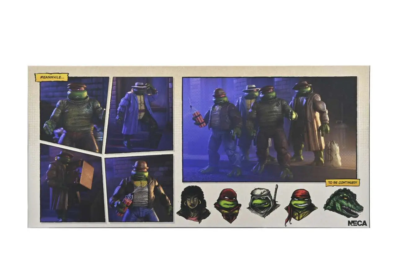 TMNT MIRAGE COMICS GANGSTER TURTLES 4PACK AF