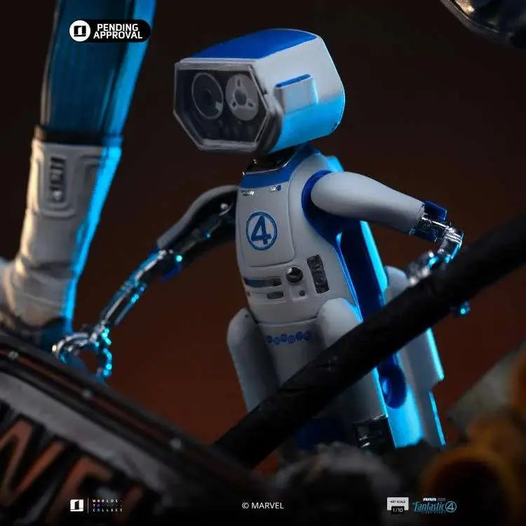 FANTASTIC FOUR FIRST STEPS MR. FANTASTIC AND H.E.R.B.I.E 1/10 STATUE