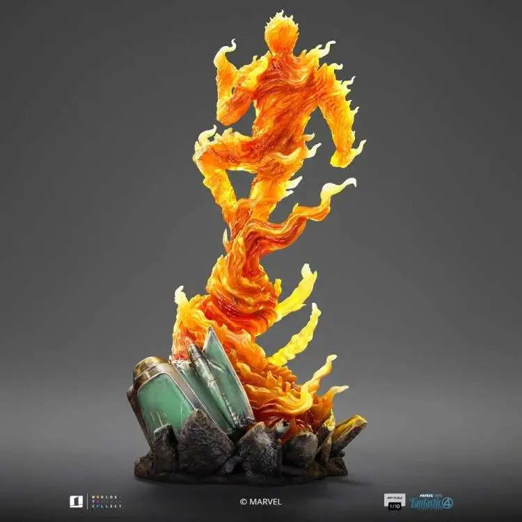 FANTASTIC FOUR FIRST STEPS HUMAN TORCH 1/10 STATUE