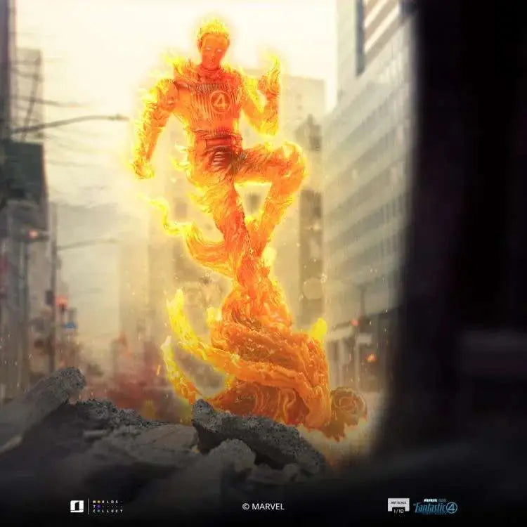 FANTASTIC FOUR FIRST STEPS HUMAN TORCH 1/10 STATUE