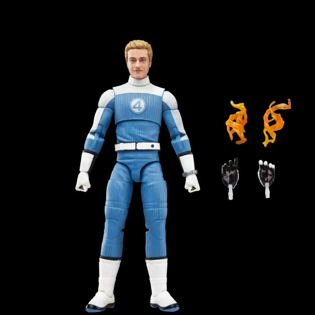 MARVEL LEGENDS FANTASTIC FOUR FIRST STEPS JOHNNY STORM ACTION FIGURE