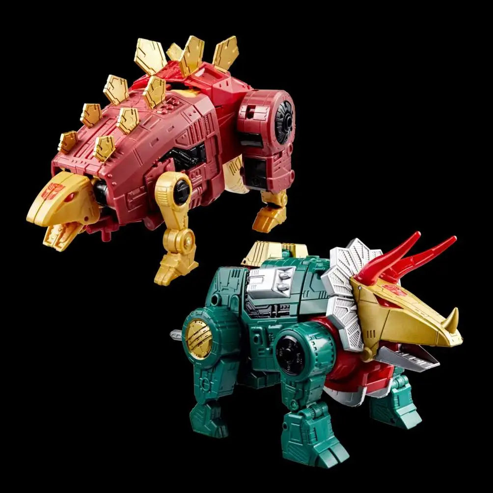 TRANSFORMERS GENERATION AGE OF THE PRIMES DINOBOT SLUG AND SNARL ACTION FIGURES