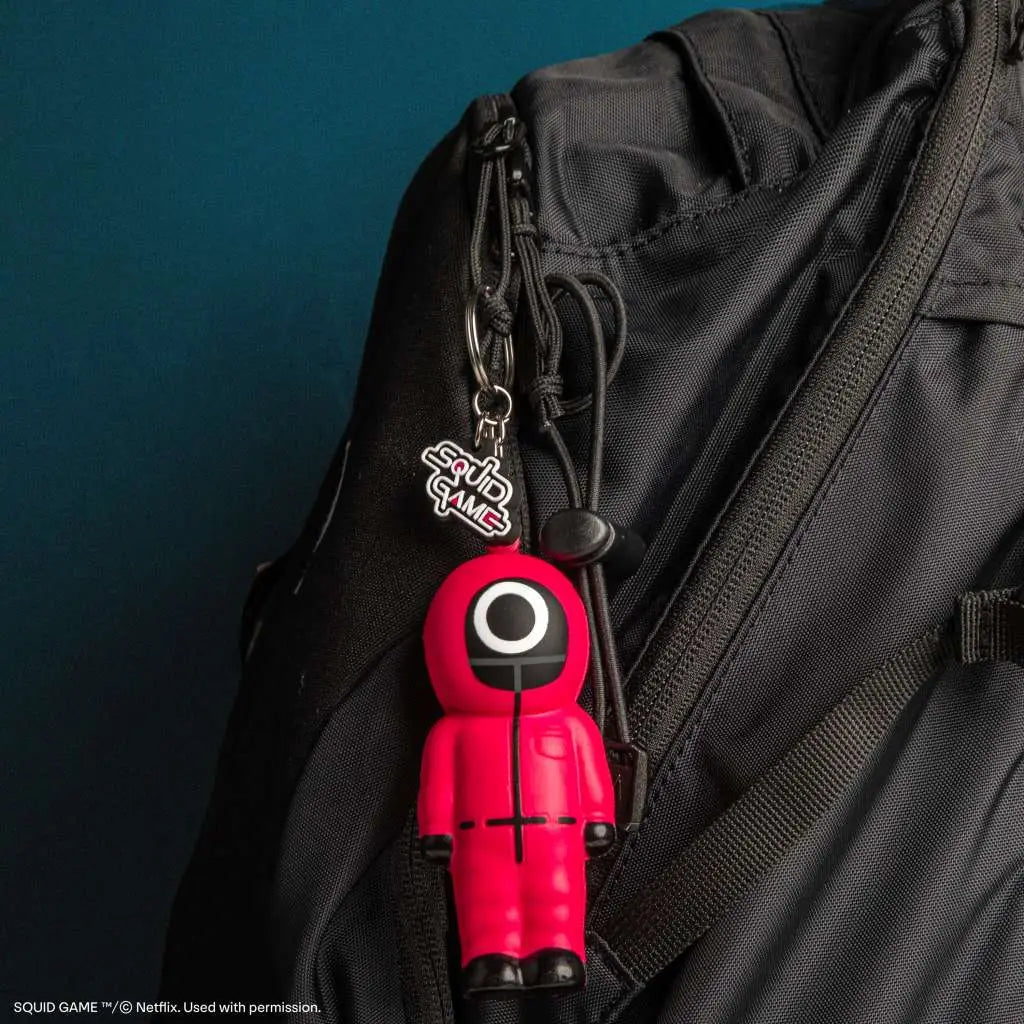 SQUID GAME WORKER SQUISHY KEYCHAIN