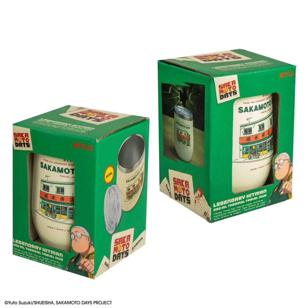 SAKAMOTO DAYS THE LEGENDARY HITMAN THERMAL TRAVEL MUG
