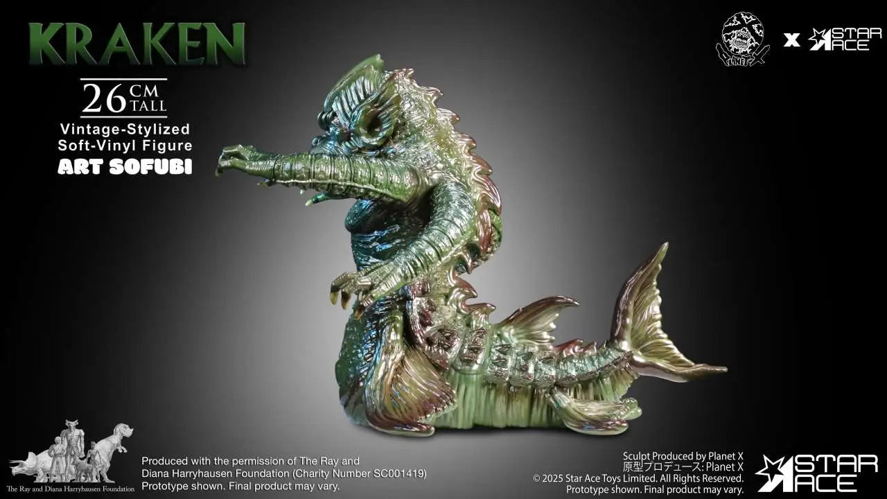RAY HARRYHAUSEN KRAKEN VINTAGE-STYLED SOFT-VINYL STATUE