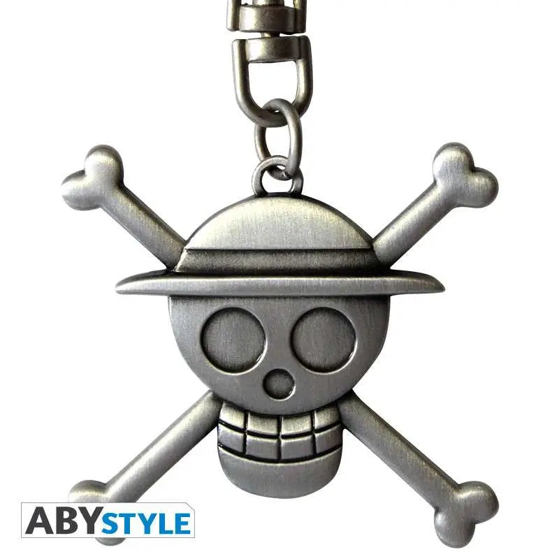 ONE PIECE LUFFY SKULL 3D KEYCHAIN