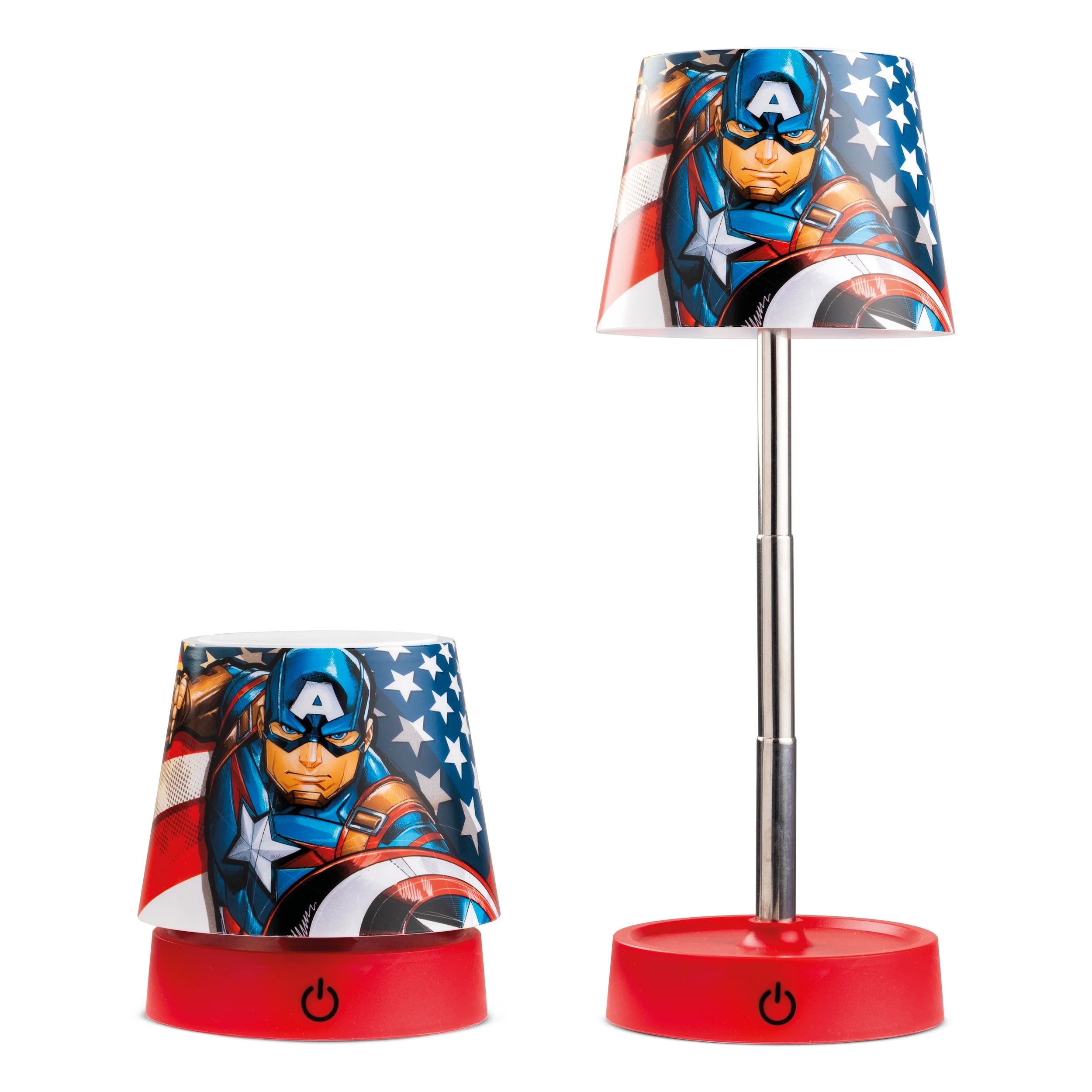 CAPTAIN AMERICA - Rechargeable Table LED Lamp - 11cm