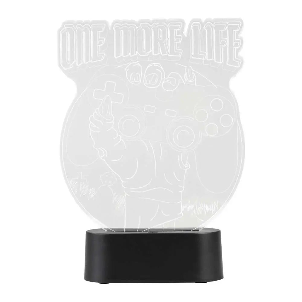 GAMERATION ONE MORE LIFE DESK LED LAMP