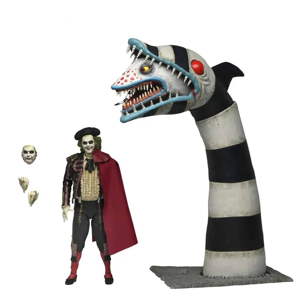 BEETLEJUICE 2 ULTIMATE MATADOR BEETLEJUICE AND SANDWORM AF 2-PACK