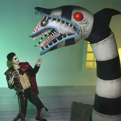 BEETLEJUICE 2 ULTIMATE MATADOR BEETLEJUICE AND SANDWORM AF 2-PACK