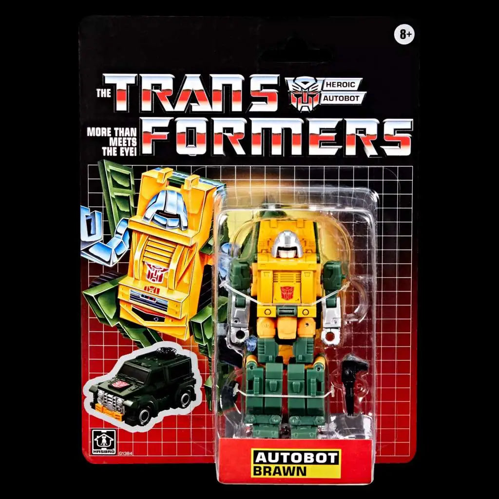 TRANSFORMERS RETRO G1 BRAWN ACTION FIGURE