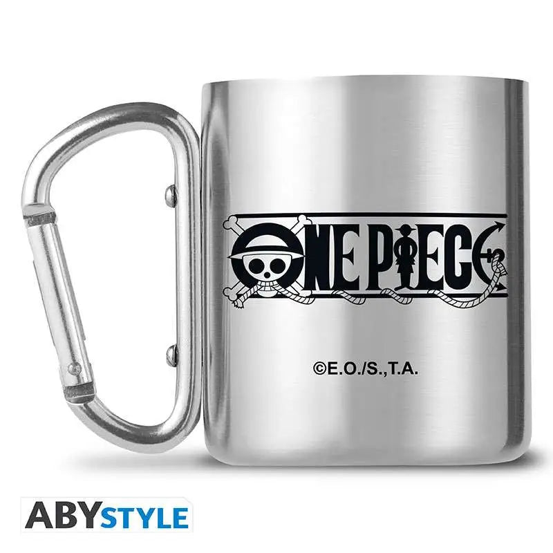 ONE PIECE LUFFY & SKULL MUG CARABINER