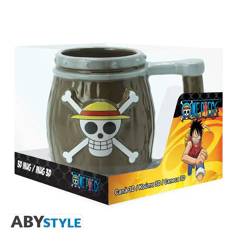 ONE PIECE BARREL 3D MUG