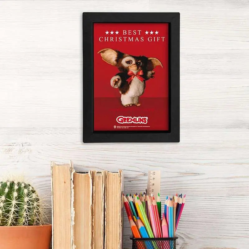 GREMLINS BEST CHRISTMAS GIFT KRAFT FRAME